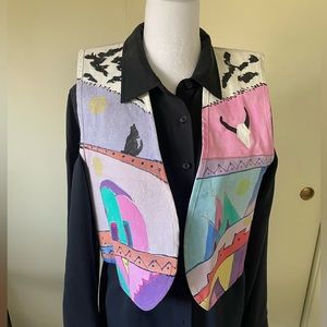 Hand-painted South Western Vest